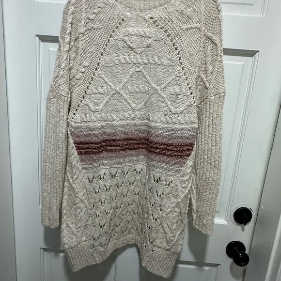 Anthropologie PILCRO Jemma Cable Knit Open Cardigan Sweater, Size XS S Small - Picture 7 of 8